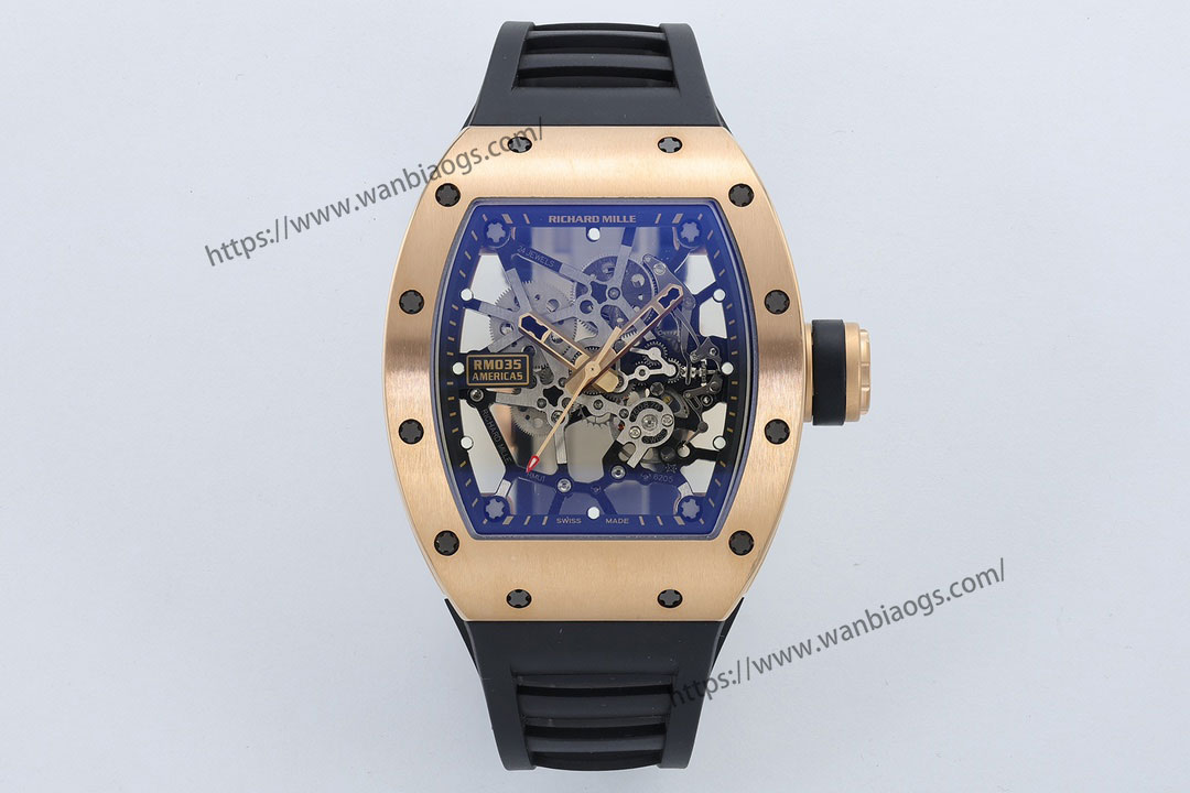 ZF 2025 iddialı yapımı: Pazarın en üst donanımlı 2025 versiyonu geliyor — Richard Mille erkek serisi RM035 «Büyük Boğa», üst düzey saatçilik işçiliğiyle bilekteki sanatı yeniden yorumluyor! — 11. fotoğraf