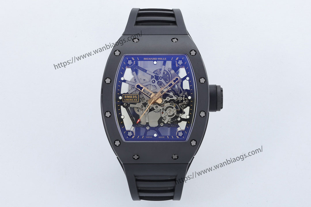 ZF 2025 iddialı yapımı: Pazarın en üst donanımlı 2025 versiyonu geliyor — Richard Mille erkek serisi RM035 «Büyük Boğa», üst düzey saatçilik işçiliğiyle bilekteki sanatı yeniden yorumluyor! — 18. fotoğraf