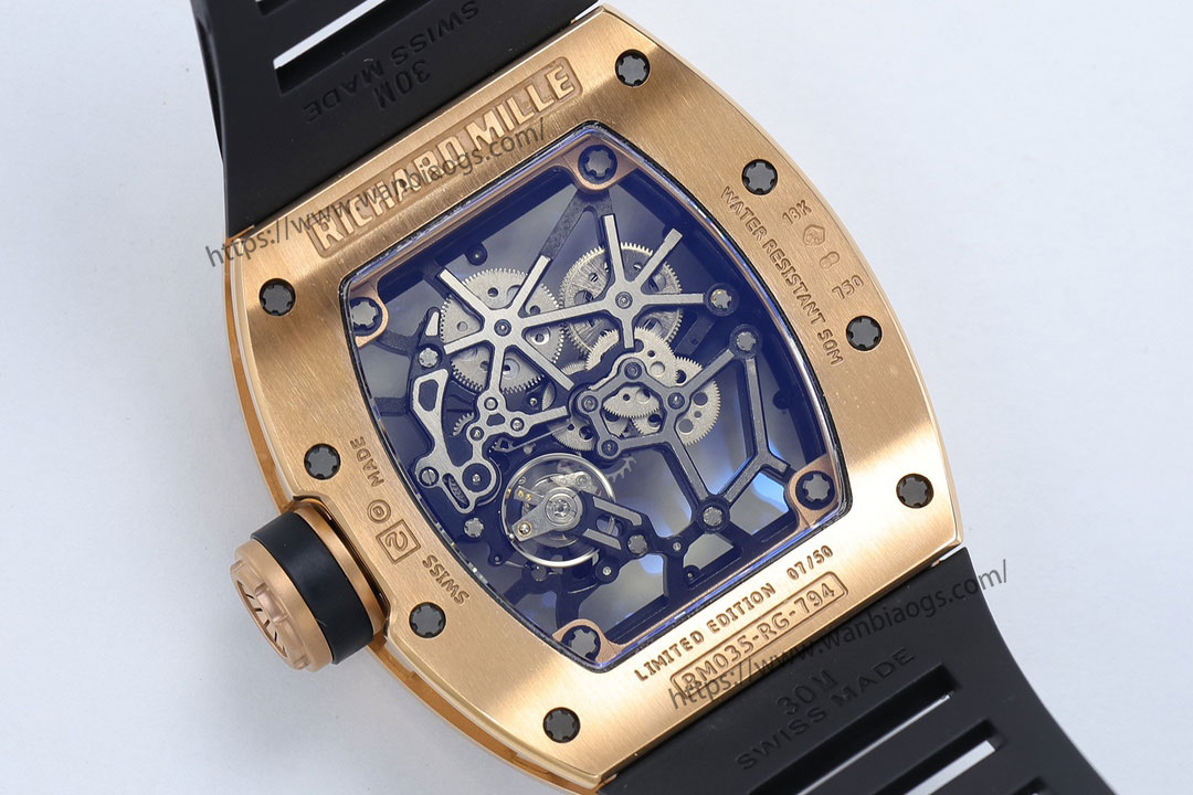 ZF 2025 iddialı yapımı: Pazarın en üst donanımlı 2025 versiyonu geliyor — Richard Mille erkek serisi RM035 «Büyük Boğa», üst düzey saatçilik işçiliğiyle bilekteki sanatı yeniden yorumluyor! — 19. fotoğraf