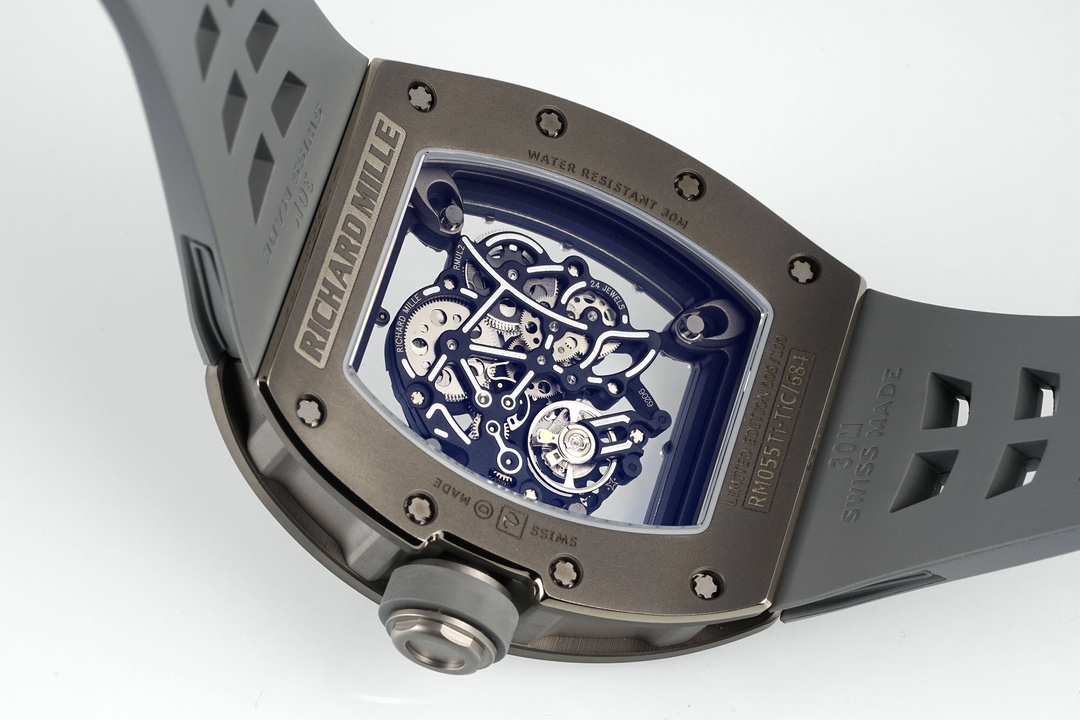 [ZF Factory 2025 Öne Çıkan Öneri] Piyasanın en üst düzey versiyonu geliyor! Büyük ilgi gören Richard Mille RM-055 serisi "tüm gri" Bubba Watson özel modeli (titanyum karbür), bugün resmen satışa çıktı! — 9. fotoğraf