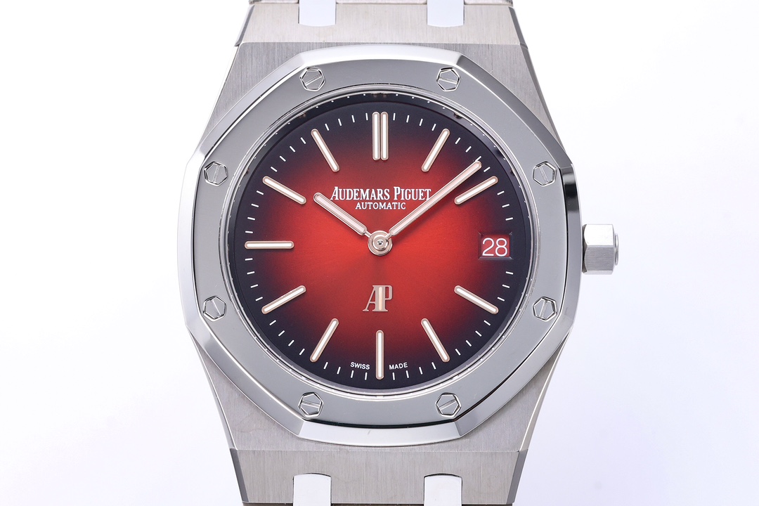 ZF Factory 2025 yeni ürün | Audemars Piguet Royal Oak 16202XT "JUMBO": dumanlı bordo, titanyumla hafiflik — 3. fotoğraf