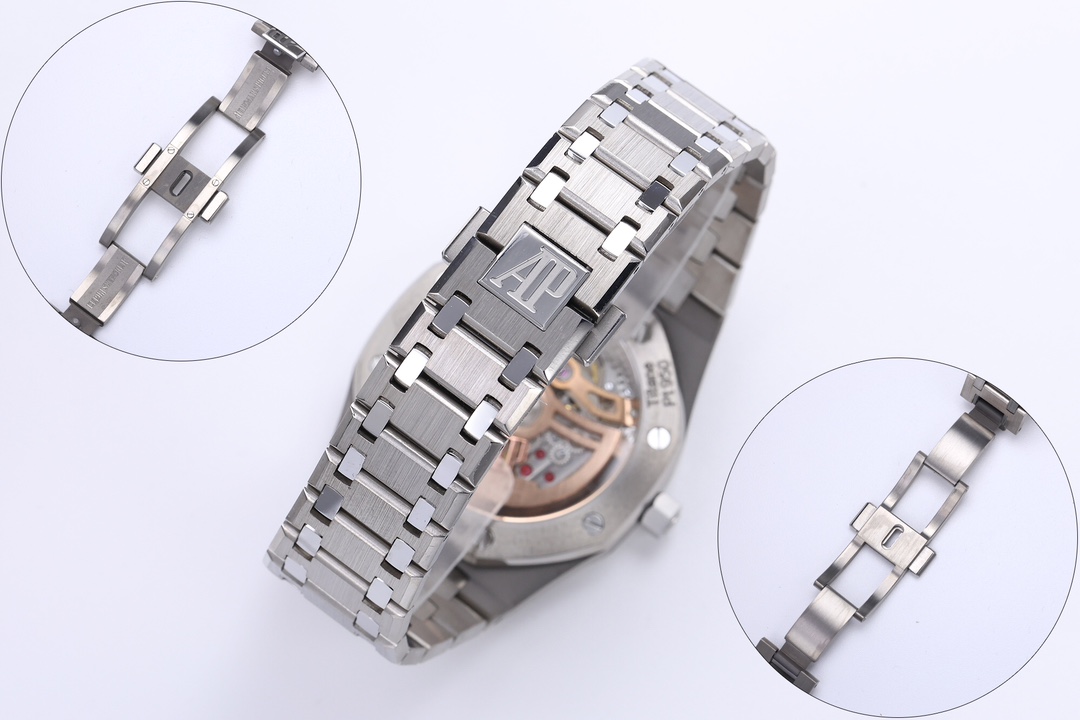 ZF Factory 2025 yeni ürün | Audemars Piguet Royal Oak 16202XT "JUMBO": dumanlı bordo, titanyumla hafiflik — 9. fotoğraf