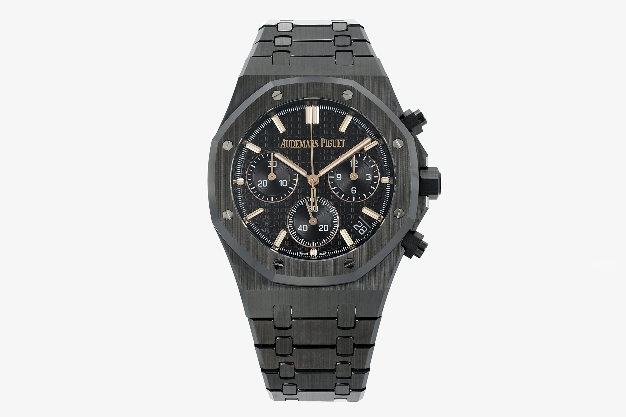 ZF Factory 2026'nın iddialı modeli | Audemars Piguet Royal Oak 26240CE tam siyah seramik Darth Vader — 6. fotoğraf
