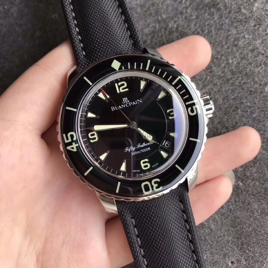 ZF Factory Blancpain Fifty Fathoms saatin orijinaliyle karşılaştırmalı detaylı incelemesi — 14. fotoğraf