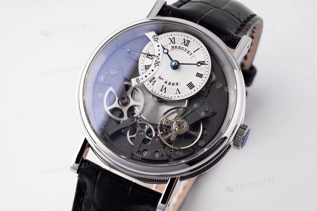 ZF Factory Breguet Tradition Serisi Retrograd Saniye Replika Saat, Gri Kadran — 3. fotoğraf