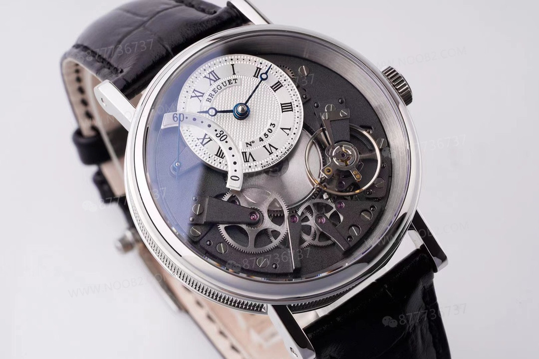 ZF Factory Breguet Tradition Serisi Retrograd Saniye Replika Saat, Gri Kadran — 5. fotoğraf