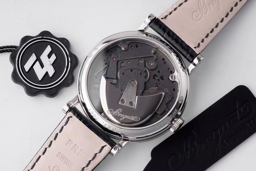 ZF Factory Breguet Tradition Serisi Retrograd Saniye Replika Saat, Gri Kadran — 8. fotoğraf