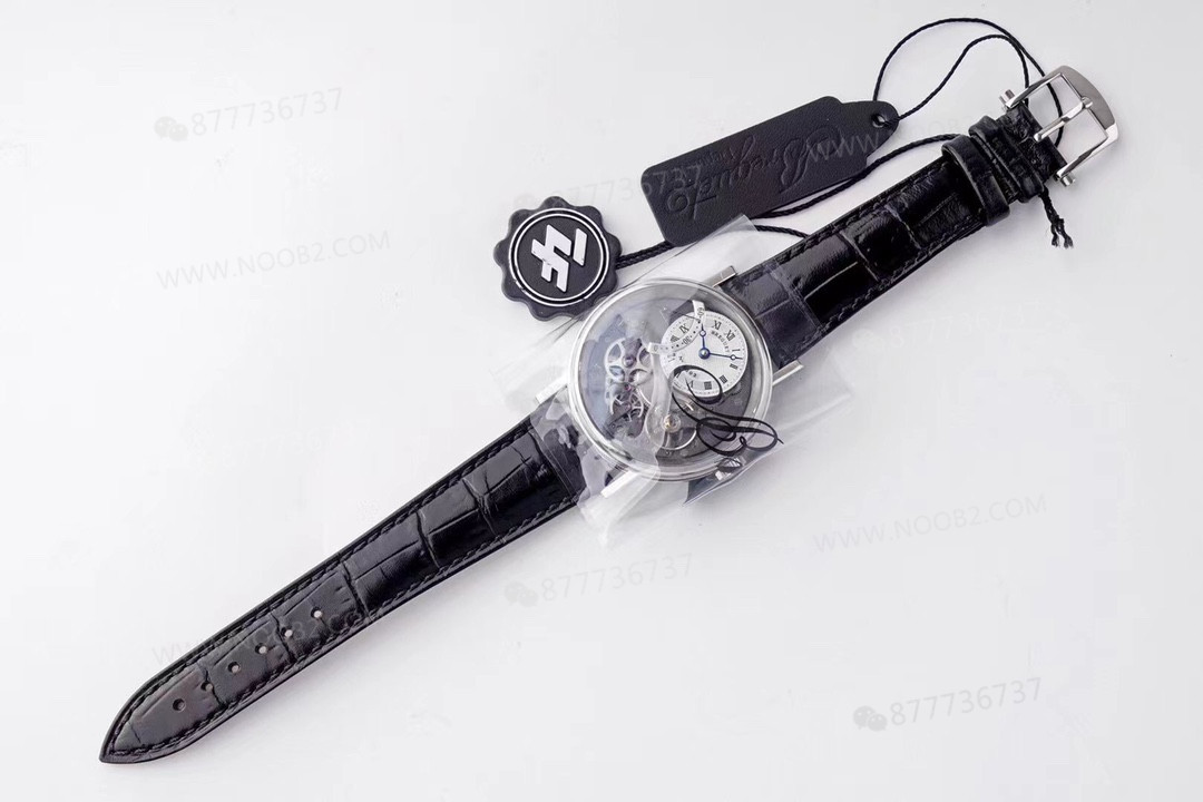 ZF Factory Breguet Tradition Serisi Retrograd Saniye Replika Saat, Gri Kadran — 10. fotoğraf