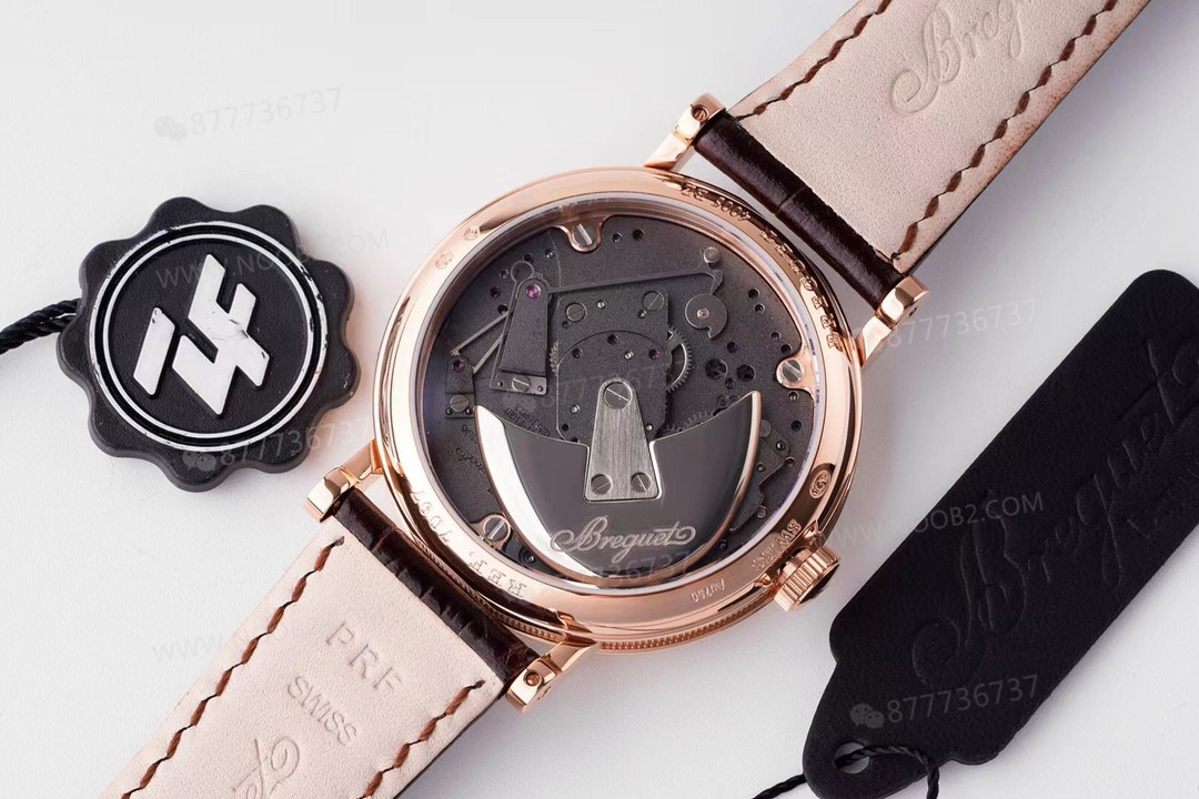 ZF Factory Breguet Tradition serisi retrograd saniyeli replika kol saati, rose gold — 8. fotoğraf
