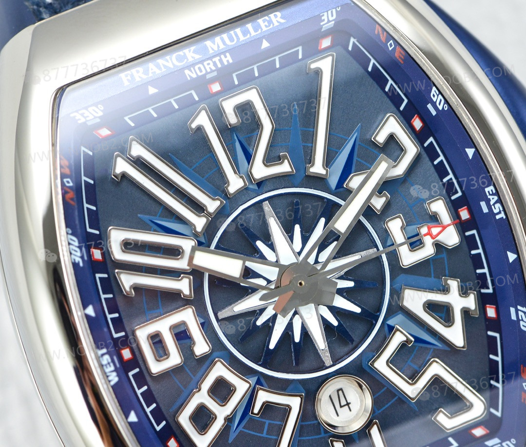 ZF Factory Franck Muller V45 Mavi Yacht Replika Saat İncelemesi — 3. fotoğraf