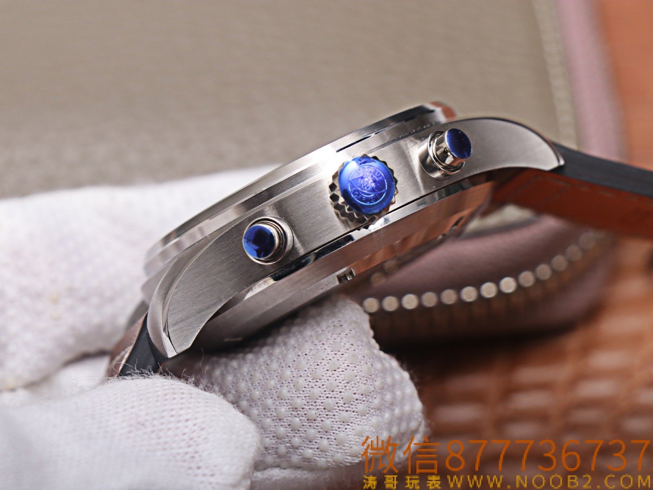 ZF Factory IWC Pilot kronograf IWC377726 serisi yeşil kadranlı replika saatin işçiliği nasıl? — 8. fotoğraf