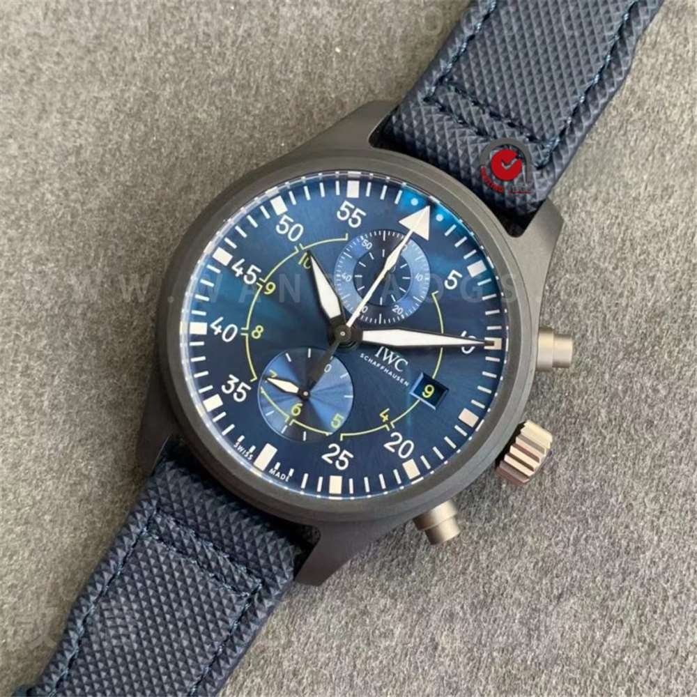 ZF Factory IWC Pilot Serisi «Blue Angels Özel Versiyonu» Kronograf Kol Saati İşçilik İncelemesi — 9. fotoğraf