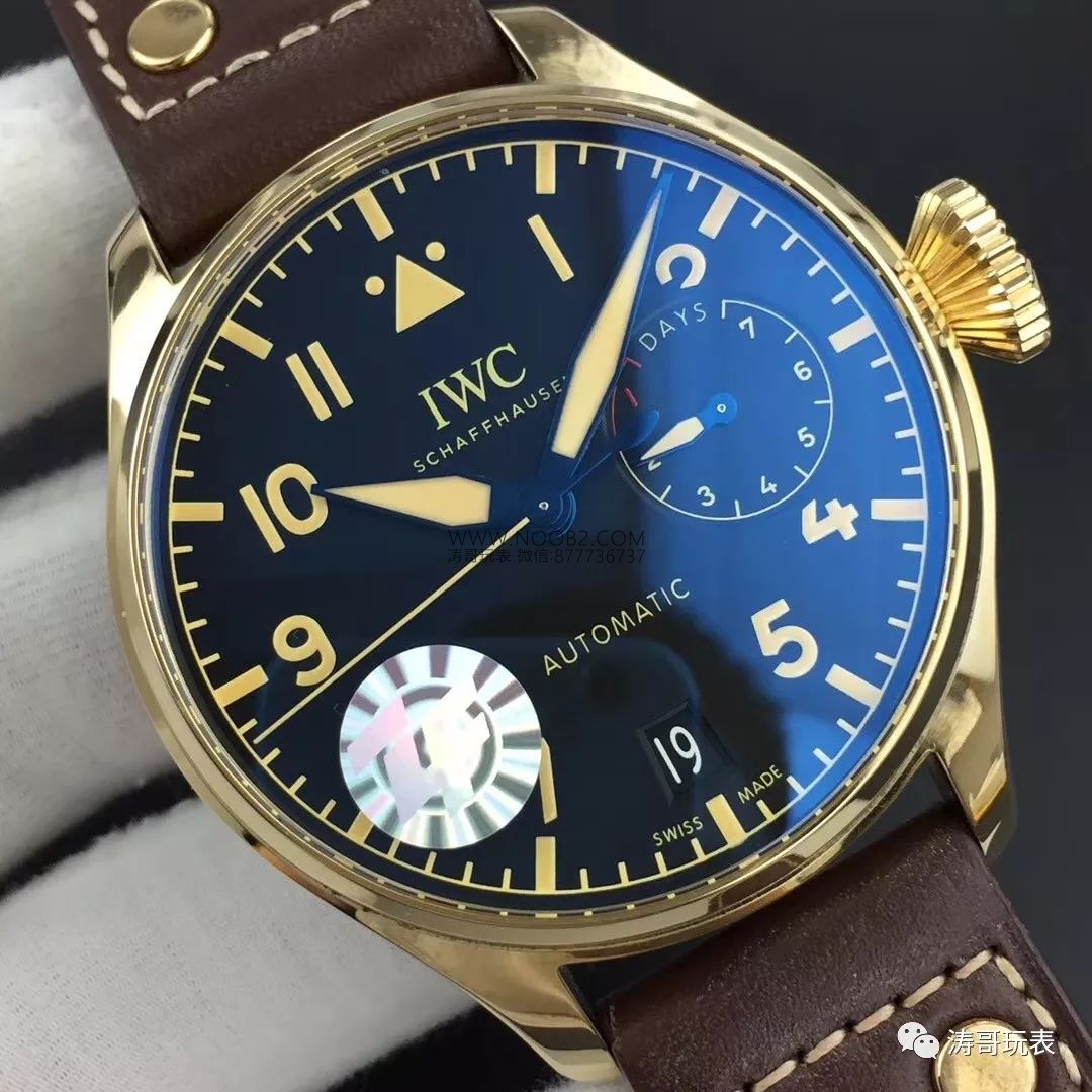 ZF Factory IWC Pilot serisi IW501005 kol saati - Bronz Big Pilot incelemesi — 3. fotoğraf