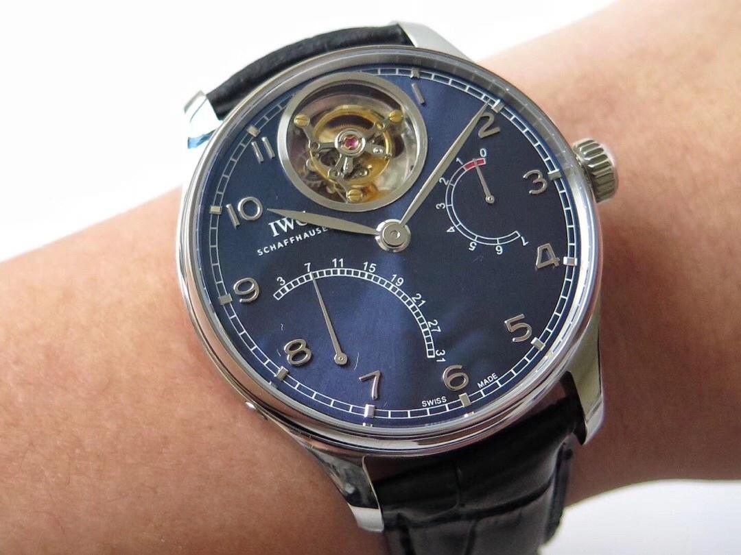 ZF Factory IWC Portugieser 12 Pozisyon Tourbillon Flyback Takvim Gerçek Güç Rezervi Göstergesi 44 mm Replika Saat İncelemesi — 3. fotoğraf