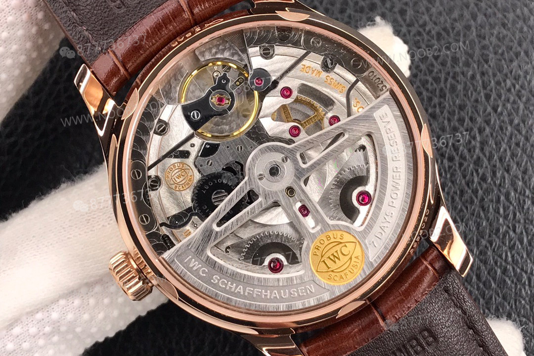 ZF Factory IWC Portugieser 7 Gün V5 Rose Gold işçiliği ilk bakışta belli olur mu? — 7. fotoğraf