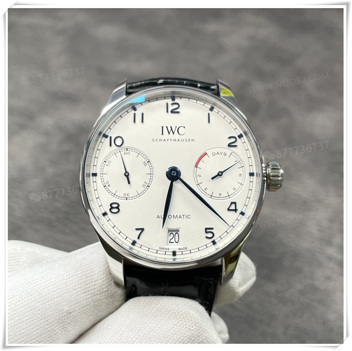 ZF Factory IWC Portugieser 7 Günlük V5 versiyonunun replika kalitesi nasıl? Bir bakışta sahte belli olur mu? — 1. fotoğraf