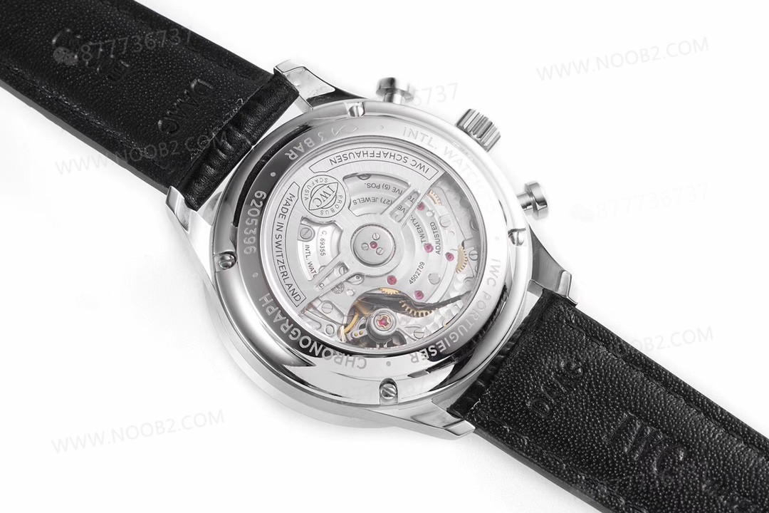 ZF Factory IWC Portugieser Kronograf açık arkalı IW371605 işçiliği nasıl? — 9. fotoğraf