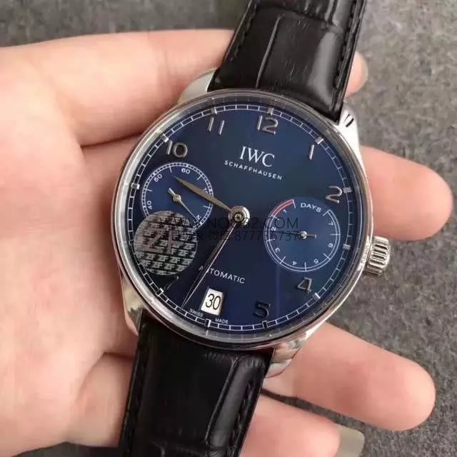 ZF Factory IWC Portugieser Yedi Gün Güç Rezervi V5 Versiyon Mavi Kadran İncelemesi — 3. fotoğraf