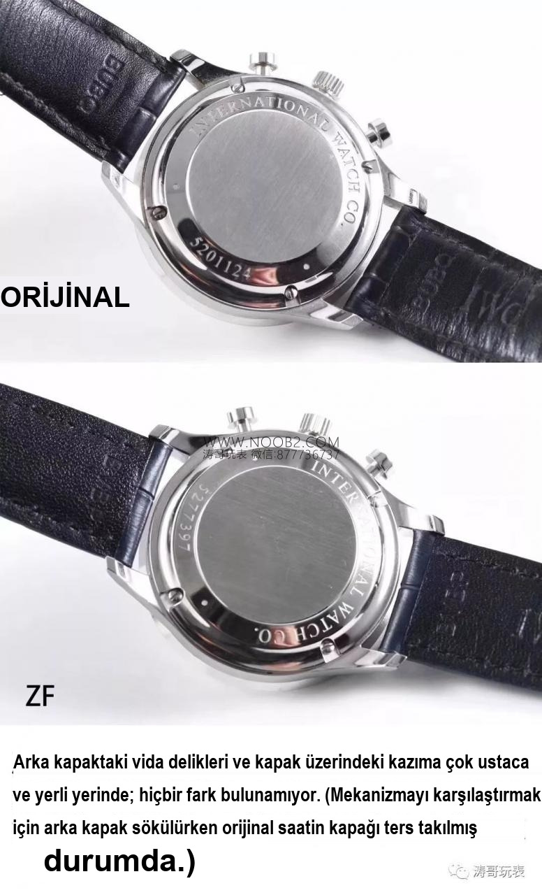 ZF Factory IWC Süper Portugieser Kronograf v2 Ultimate Versiyon Saatin Detaylı İncelemesi — 16. fotoğraf
