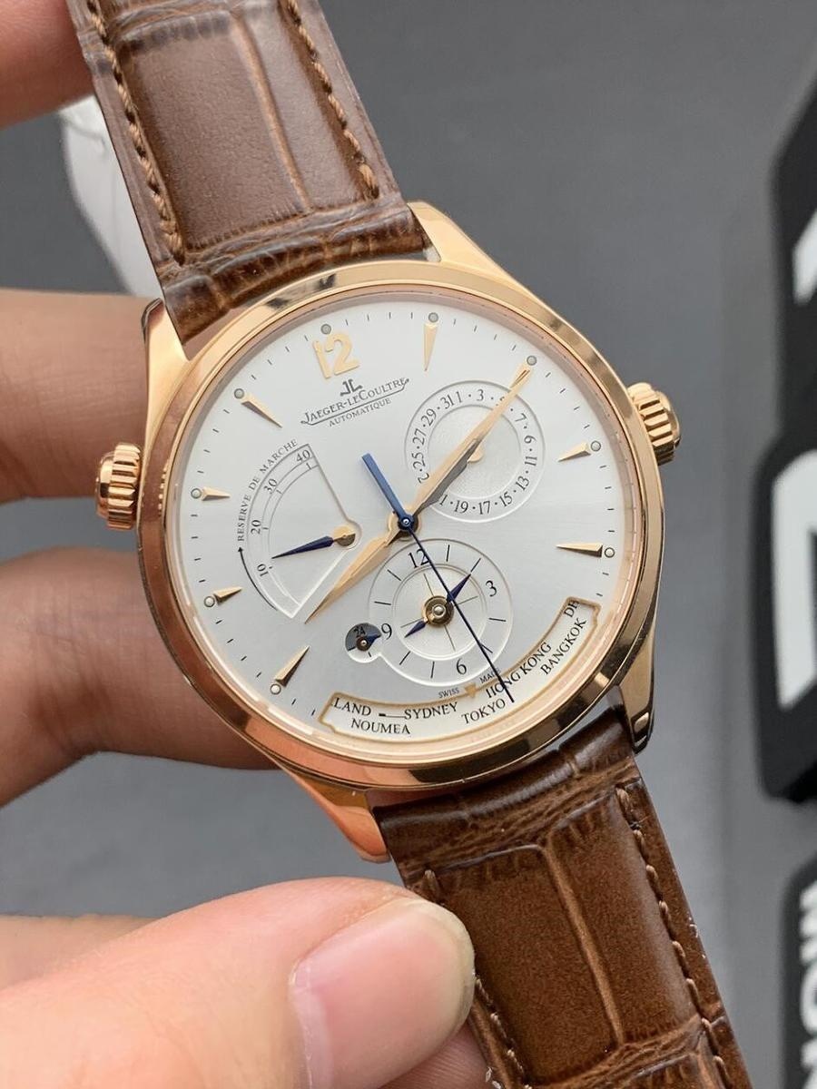 ZF Factory Jaeger-LeCoultre Master Geographic serisi 1428421 kol saati — 7. fotoğraf
