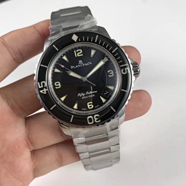 Replika Blancpain Fifty Fathoms Siyah