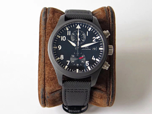 Replika IWC Top Gun IW389001 Siyah