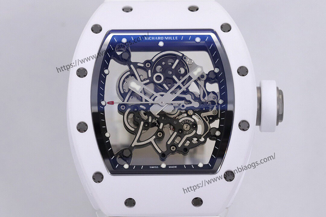 ZF Factory Richard Mille RM-055 V3 Versiyonu — Beyaz Efsane, Yeni Neslin Saat Kralı! — 1. fotoğraf