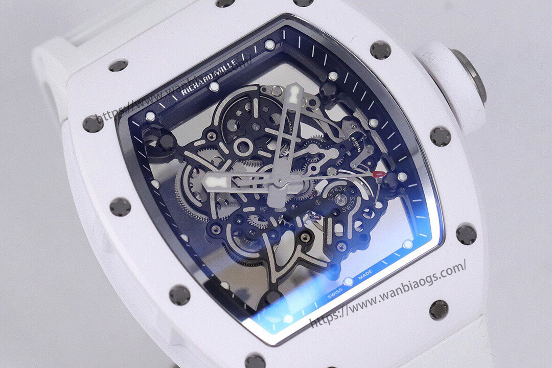 ZF Factory Richard Mille RM-055 V3 Versiyonu — Beyaz Efsane, Yeni Neslin Saat Kralı! — 7. fotoğraf