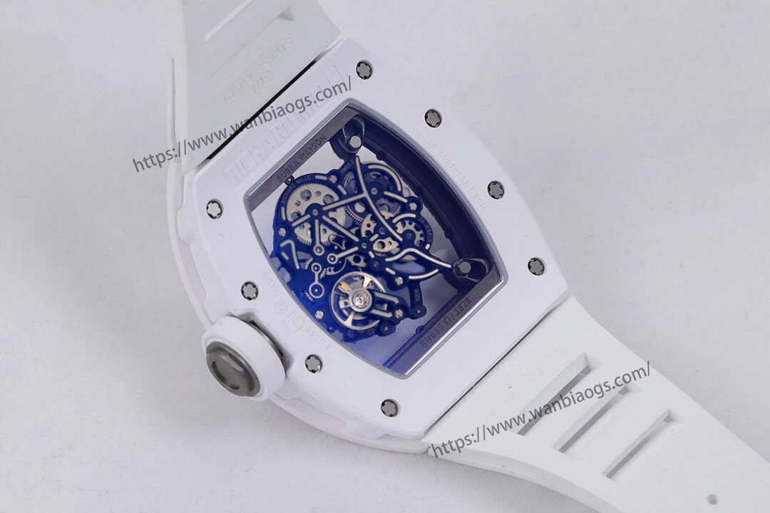 ZF Factory Richard Mille RM-055 V3 Versiyonu — Beyaz Efsane, Yeni Neslin Saat Kralı! — 8. fotoğraf