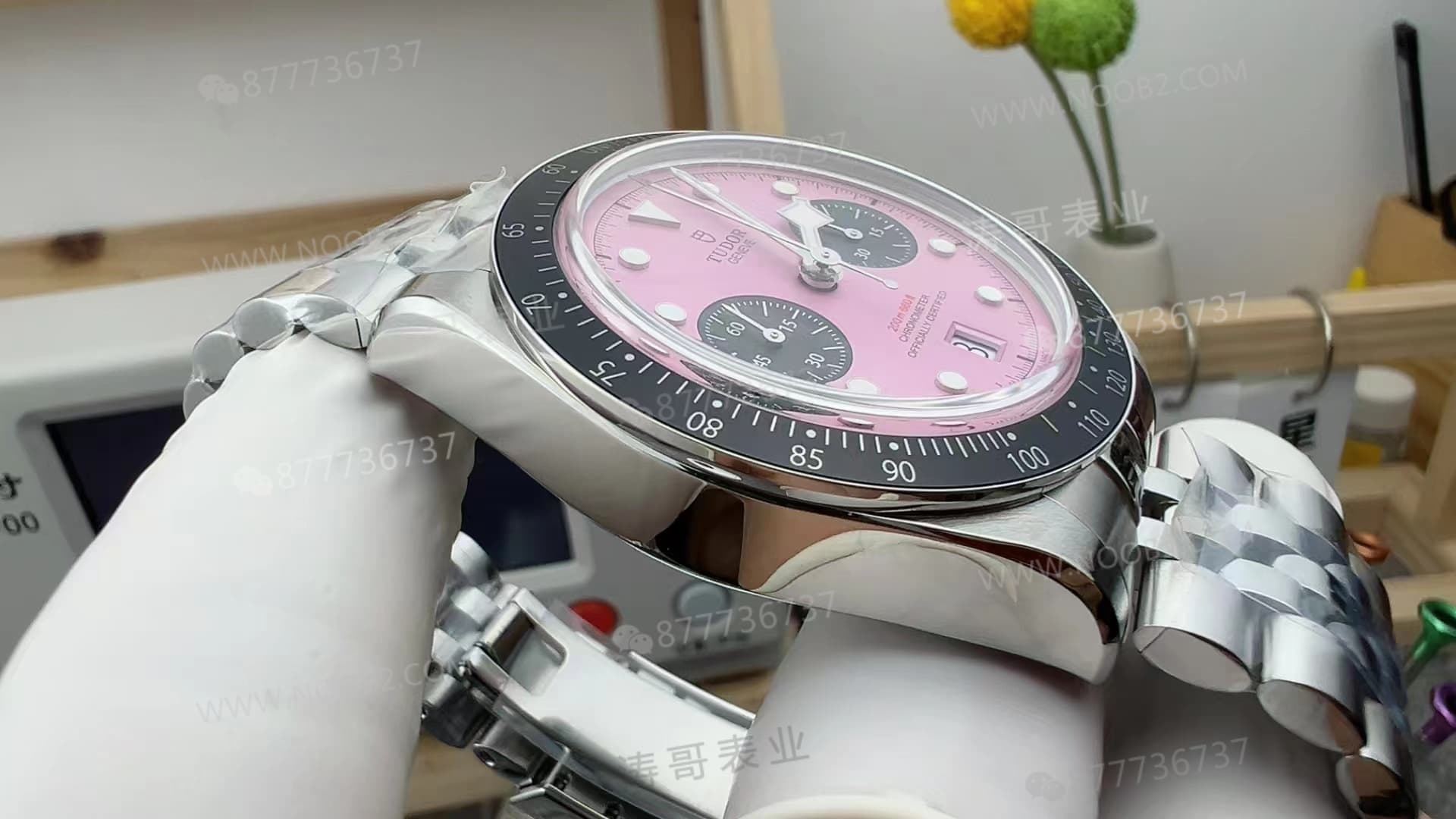 ZF Factory Tudor Black Bay Chrono, Jay Chou ile aynı pembe kadranlı model: işçiliği nasıl? — 3. fotoğraf