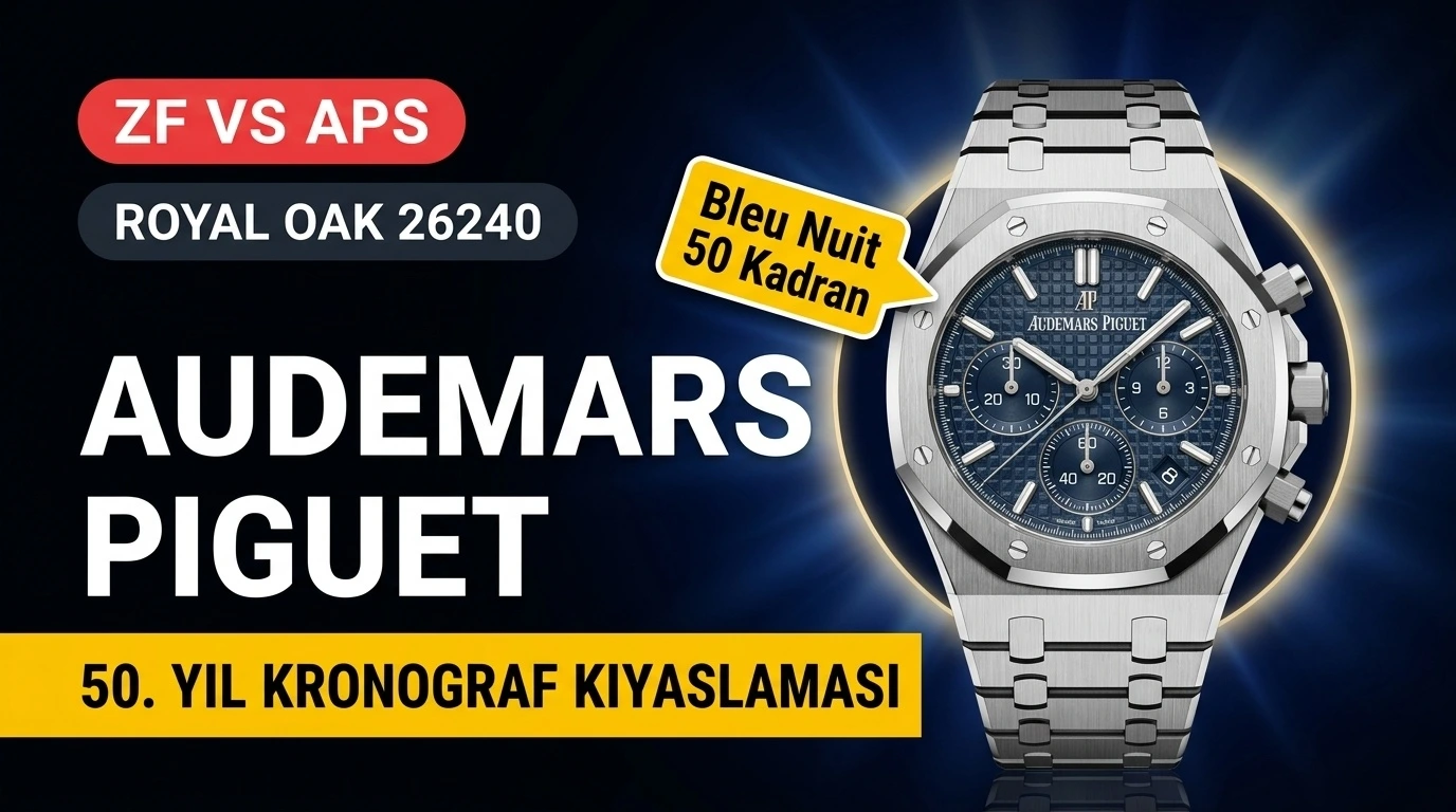 ZF Factory vs APS Factory Audemars Piguet 26240 Kronograf Karşılaştırması