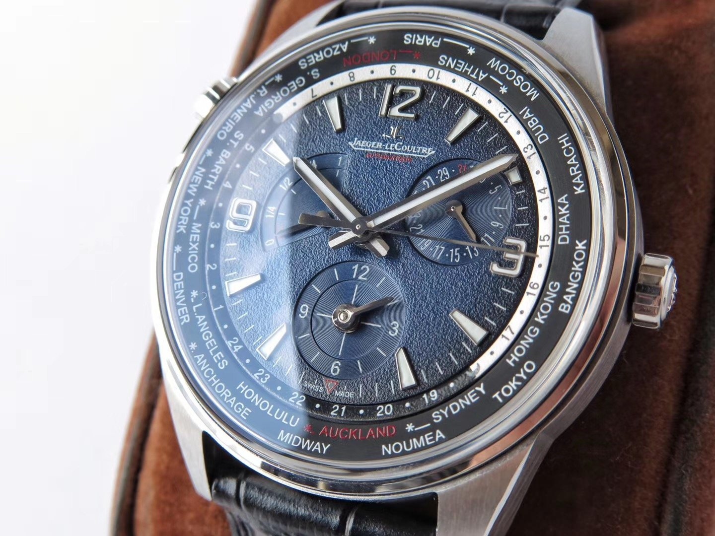 ZF Factory yeni ürün: Jaeger-LeCoultre Polaris serisi Geophysic World Time saat (904847J) — 4. fotoğraf