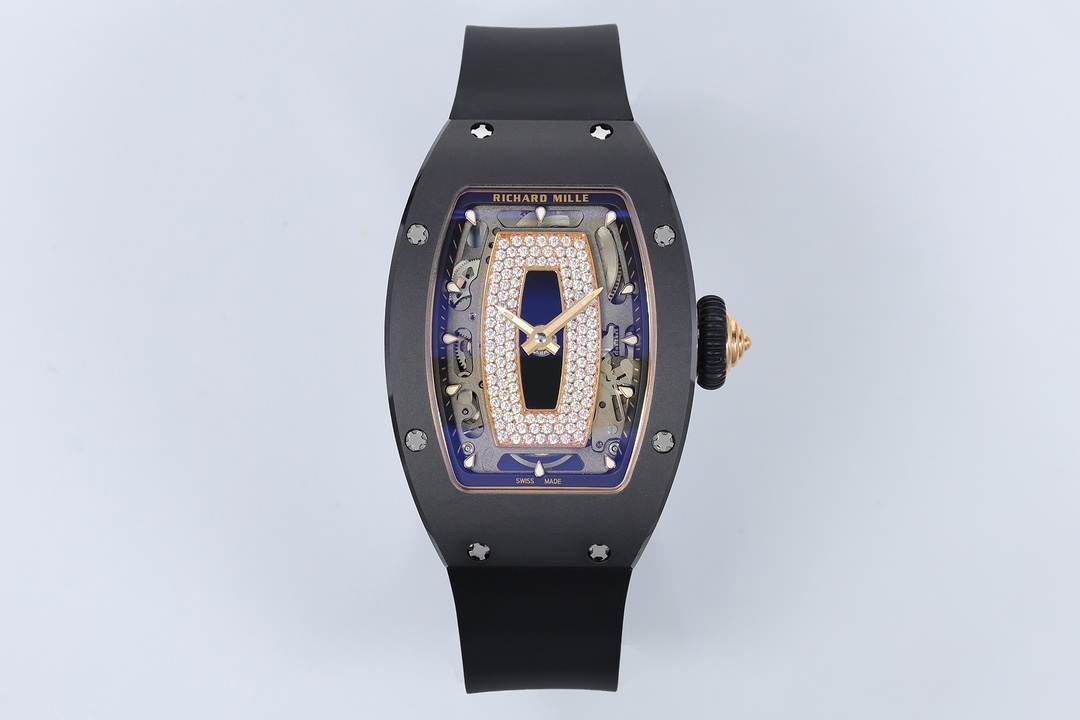 ZF Factory2055 zarif geleneğini sürdürüyor: 'Saat dünyasının ilahesi' Richard Mille RM07-1 siyah-beyaz seramik taş döşemeli serisi göz kamaştırıcı biçimde tanıtılıyor — 2. fotoğraf
