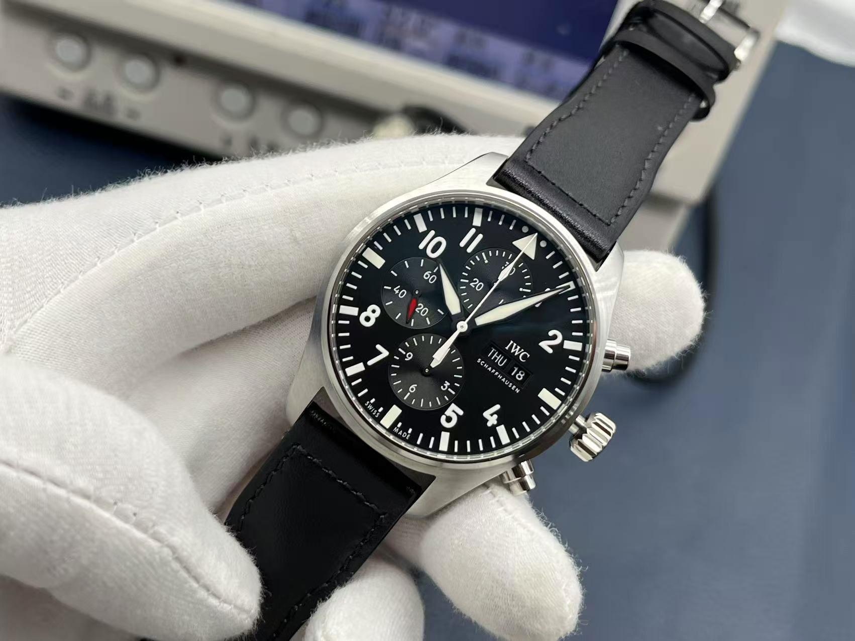ZF Klasik Başyapıtın V2 Yükseltmesi: Gökyüzüne Hükmeden, Saniyesi Saniyesine 'Gerçek' — ZF Üretimi IWC3777 Pilot Kronograf Serisi — 3. fotoğraf