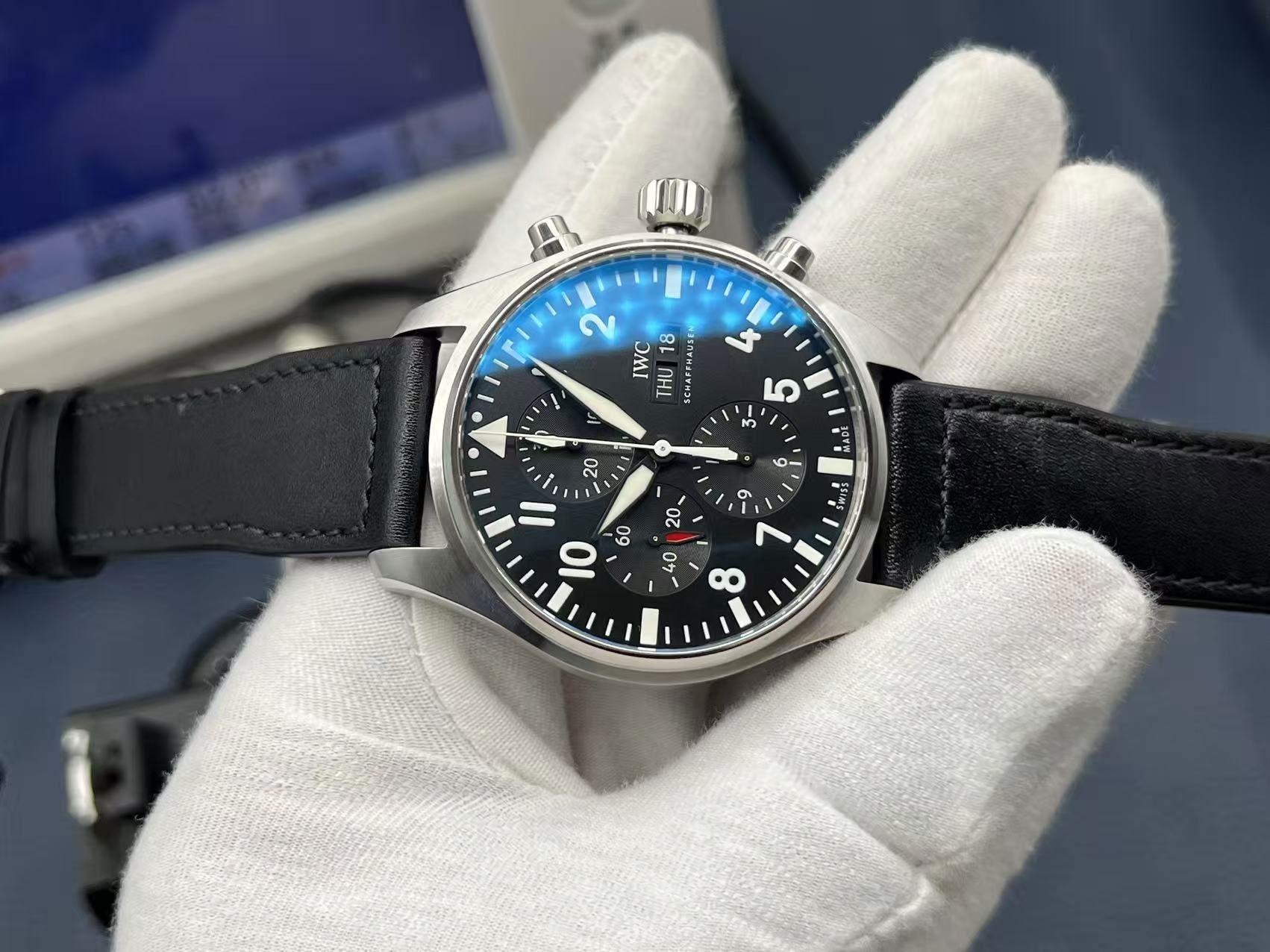 ZF Klasik Başyapıtın V2 Yükseltmesi: Gökyüzüne Hükmeden, Saniyesi Saniyesine 'Gerçek' — ZF Üretimi IWC3777 Pilot Kronograf Serisi — 5. fotoğraf