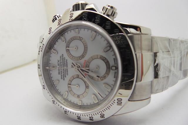 Rolex Daytona Beyaz Paslanmaz Çelik