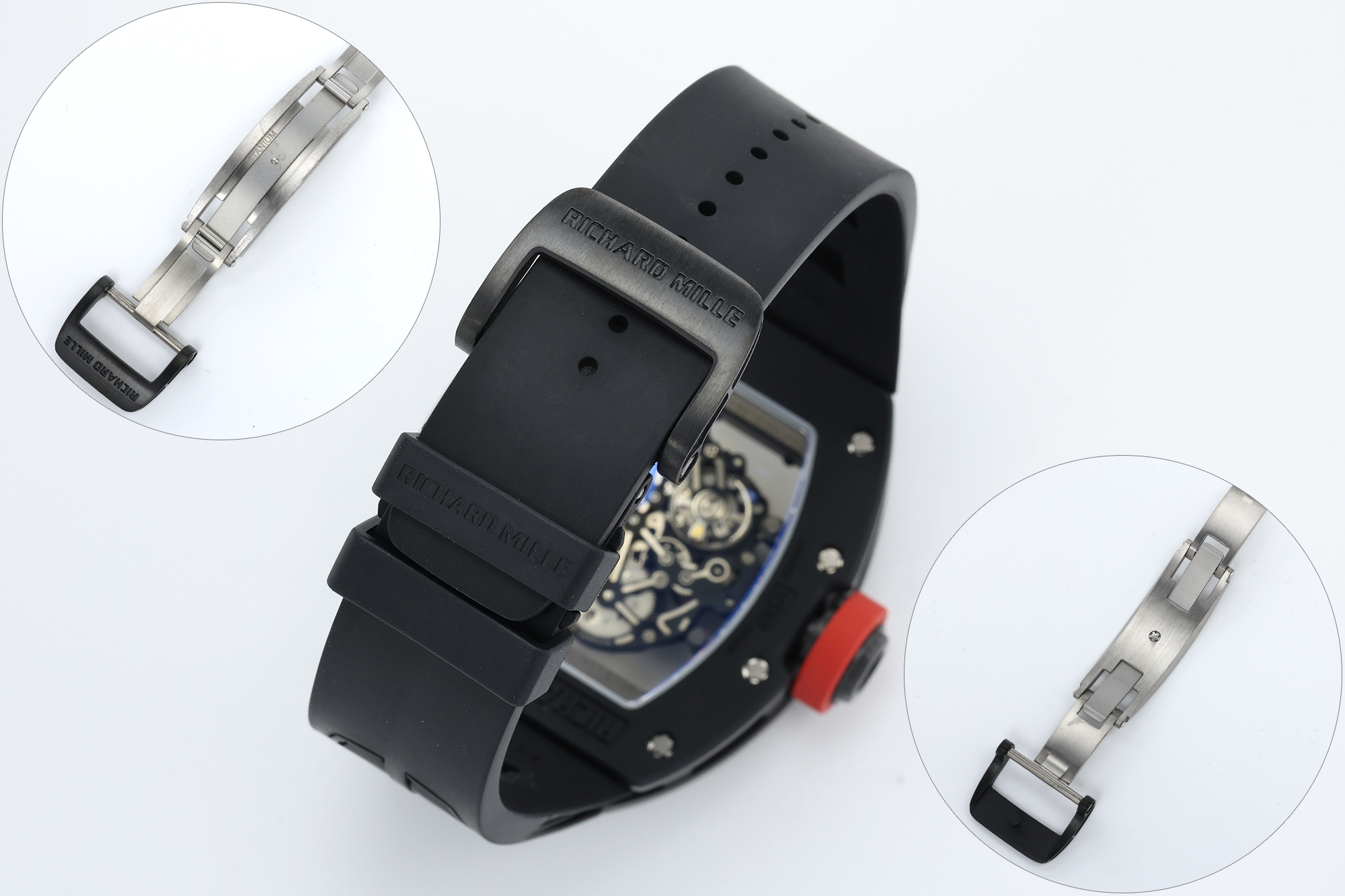 ZF.factory2026 öne çıkan model | Piyasanın en üst donanımlı Richard Mille RM-055 V3 versiyonu siyah seramik spor kol saati, sert bilek estetiğini yansıtıyor! — 10. fotoğraf