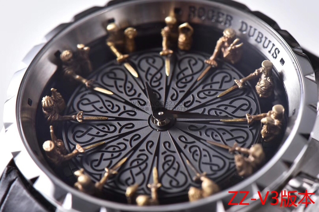 ZZ Factory V3 versiyon Roger Dubuis Excalibur King serisi Knights of the Round Table replika saat nasıl? Nerelerde iyileştirme yapıldı? — 3. fotoğraf