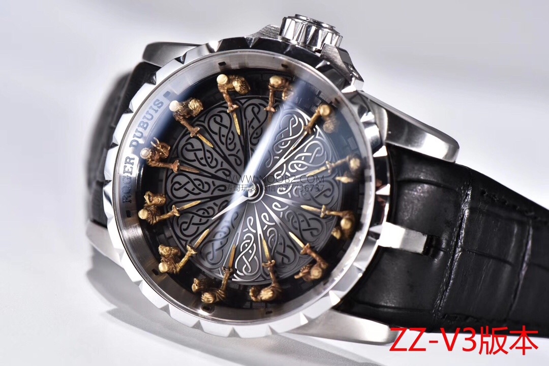 ZZ Factory V3 versiyon Roger Dubuis Excalibur King serisi Knights of the Round Table replika saat nasıl? Nerelerde iyileştirme yapıldı? — 7. fotoğraf