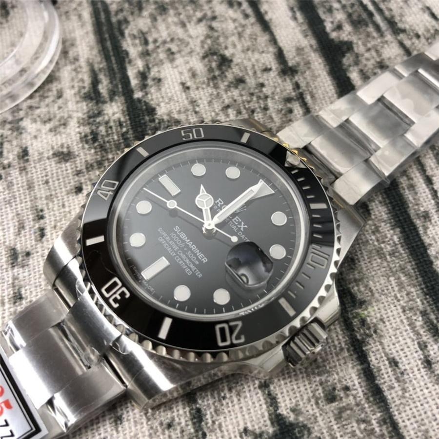 ZZ Rolex Black Su Hayaleti V2 versiyonu 904 çelik 3135/2836 mekanizma — 3. fotoğraf