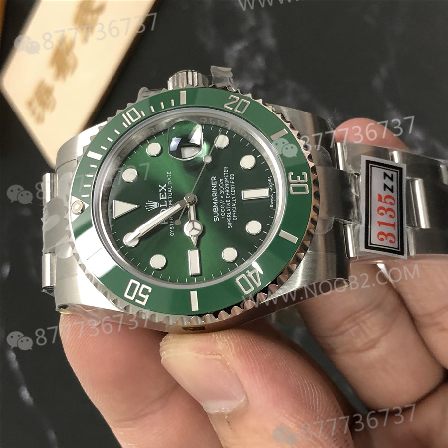 ZZ Rolex Yeşil Submariner V2S 904 Çelik 3135 Mekanizma — 2. fotoğraf