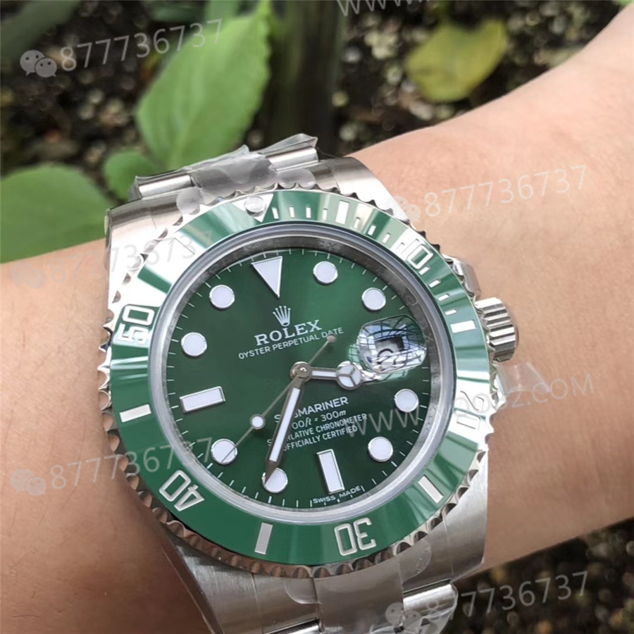 ZZ Rolex Yeşil Submariner V2S 904 Çelik 3135 Mekanizma — 14. fotoğraf